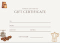 Coffee Gift Card